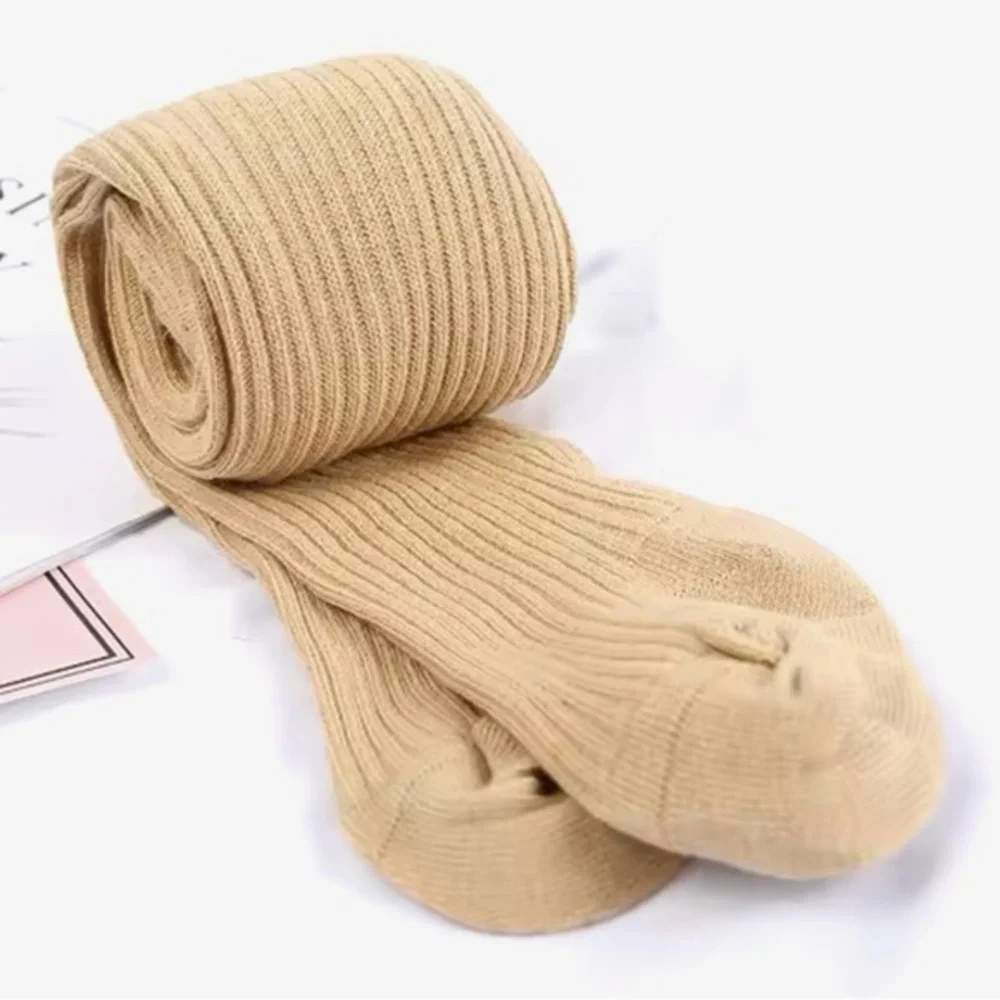 New baby cotton tights “beige” 0-1 year